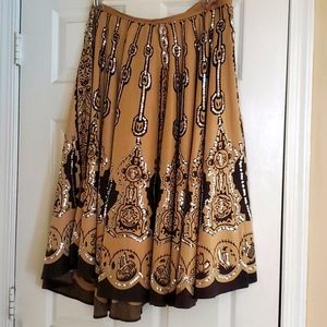 Vintage Circle sequin skirt
